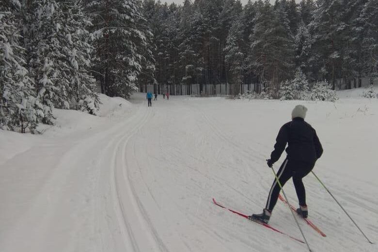 В Выксе организовали лыжные трассы