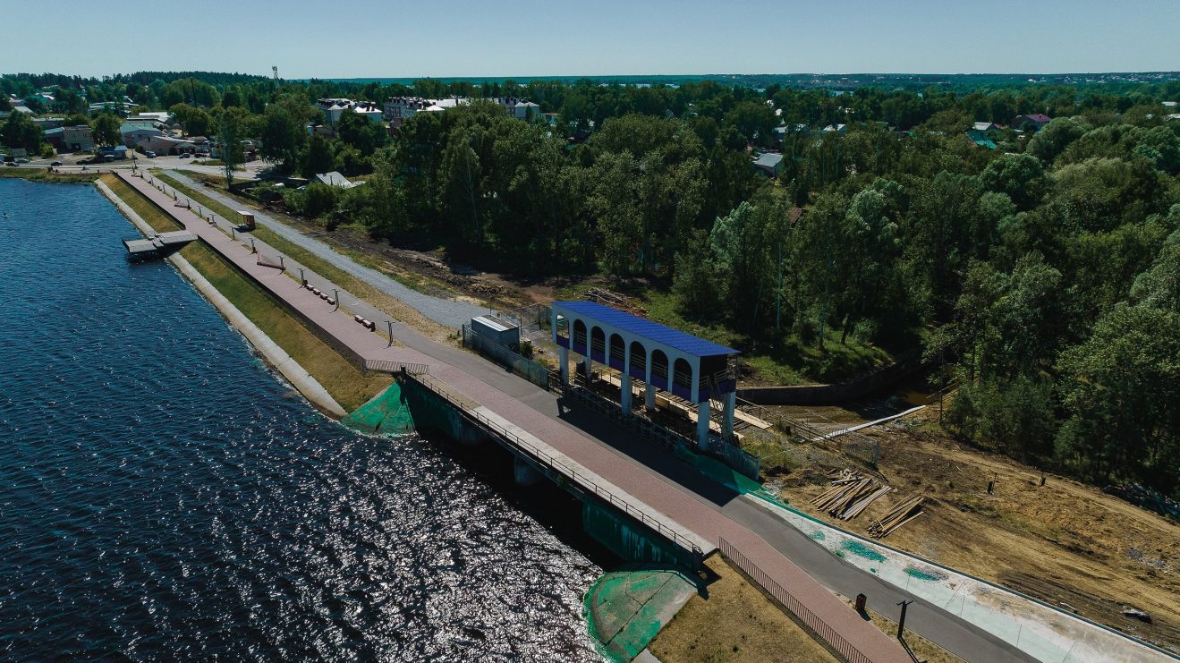 ОМК направила более 30 млн рублей на ремонт исторической плотины Верхне-Выксунского пруда, которая станет частью будущего Шухов парка