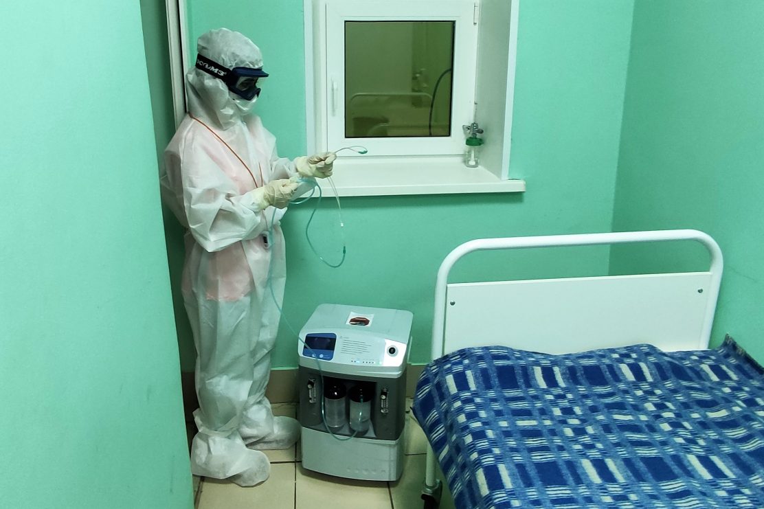 ОМК передала Выксунской ЦРБ аппараты для кислородной терапии почти на 1 млн рублей