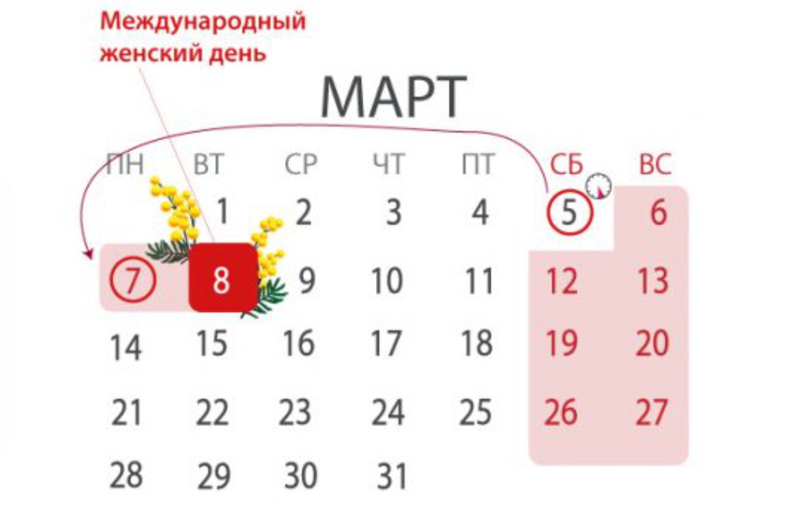 В России началась длинная рабочая неделя