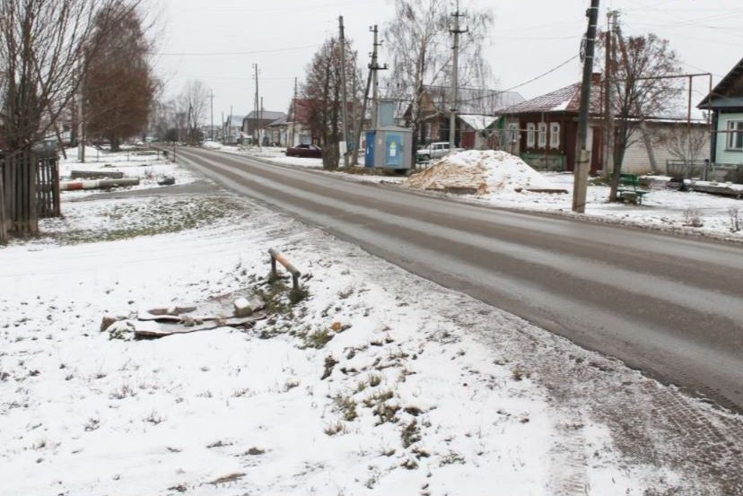 В Мотмосе на улице Советская в этом году построят тротуар