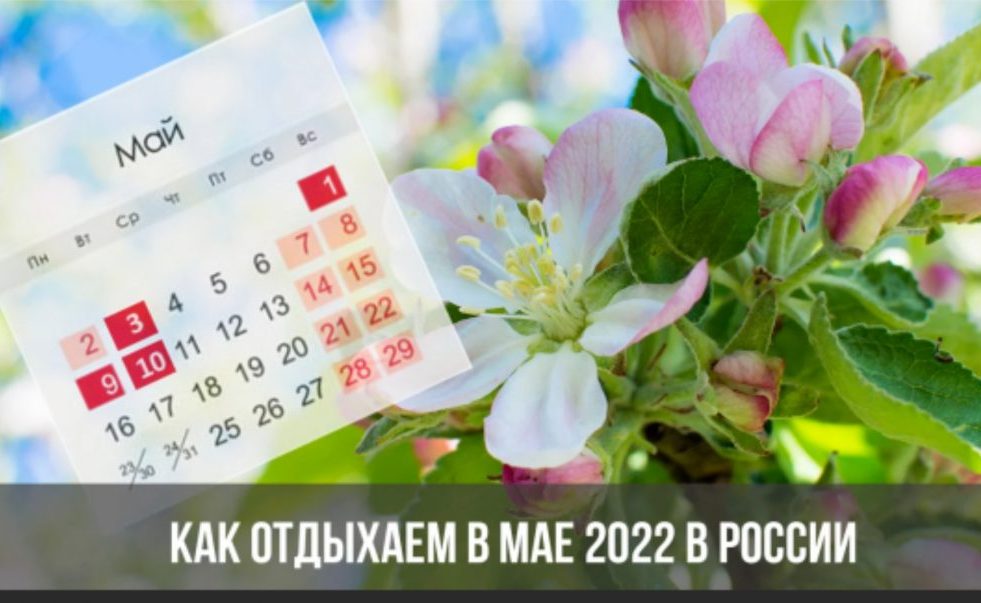 Майские выходные в 2022 году: как и сколько отдыхаем с 1 по 10 мая