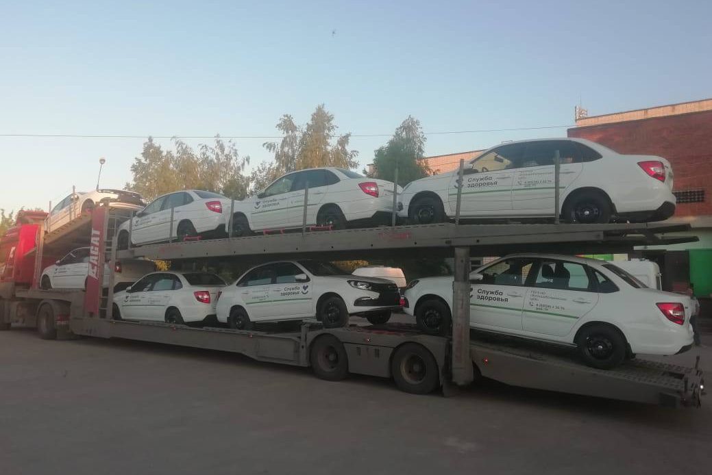 Брендированные автомобили поступают в лечебные организации Нижегородской области