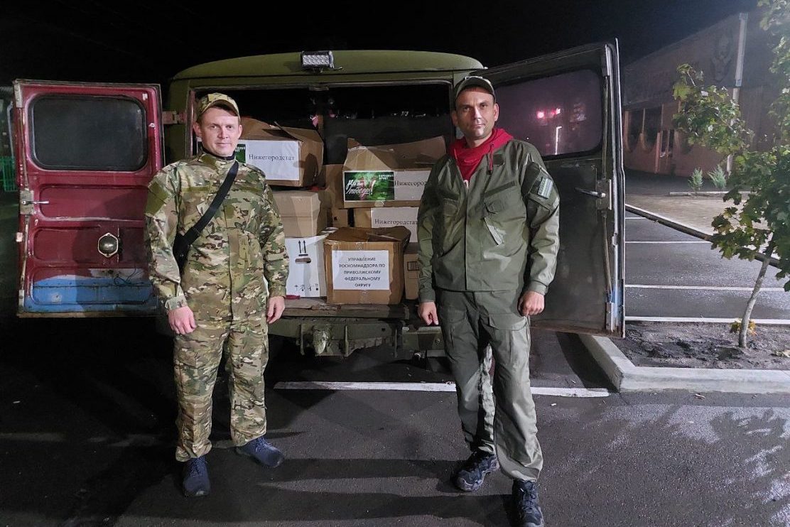 Еще три грузовика с гуманитарной помощью отправились из Нижегородской области в Донбасс