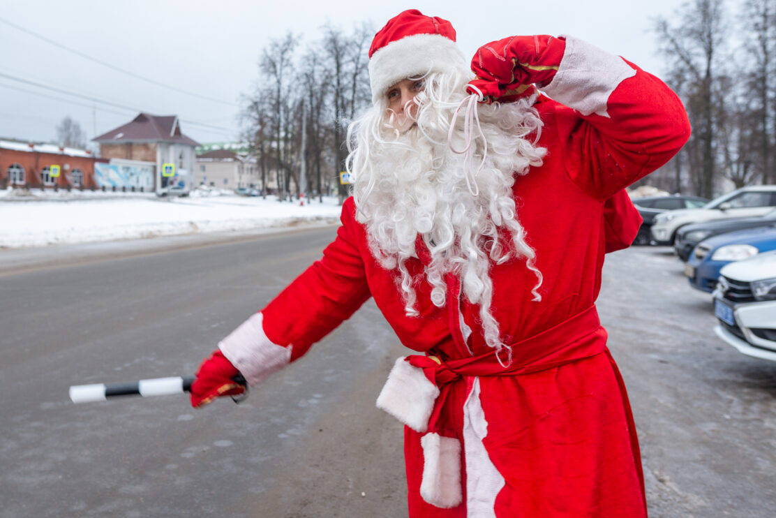 В Выксе прошла акция «Полицейский Дед Мороз»