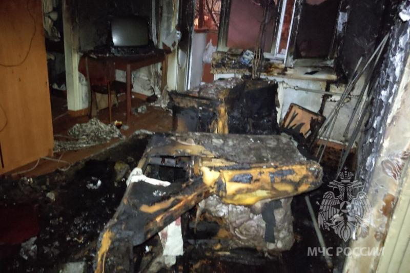 СК начал проверку из-за гибели мужчины на пожаре в Выксе 8 марта