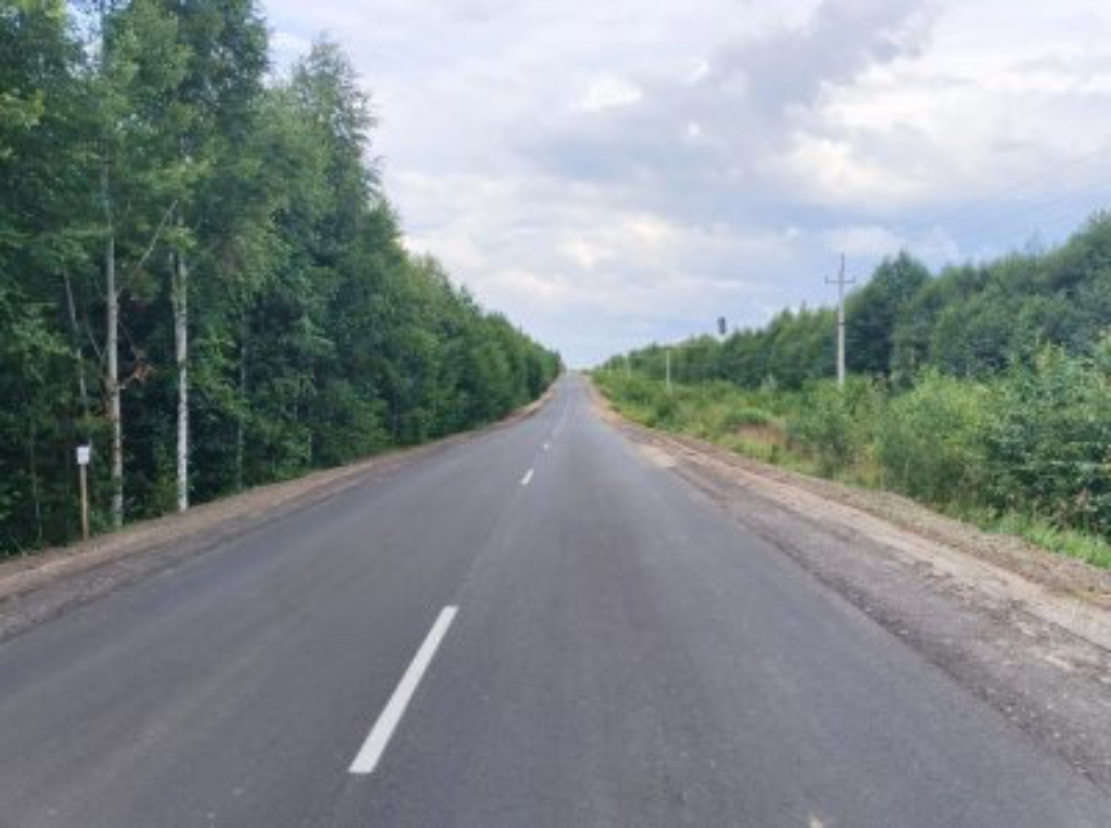 Дорогу к трем социальным объектам в Выксунском округе отремонтировали по нацпроекту «Инфраструктура для жизни»