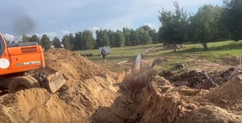 В Выксе строят систему водоотведения от БОС Шиморского до БОС Досчатого