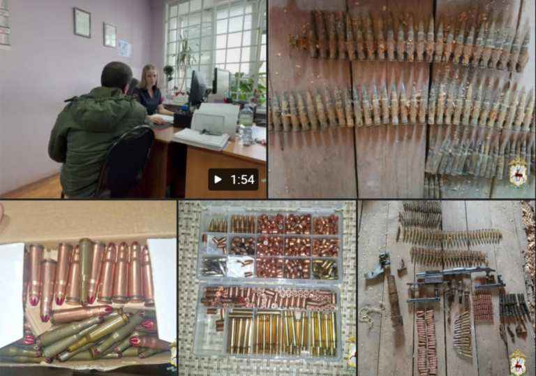 В Выксе полицейские изъяли у рецидивиста арсенал боеприпасов
