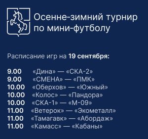Осенне-зимний турнир в Выксе по мини-футболу продолжается
