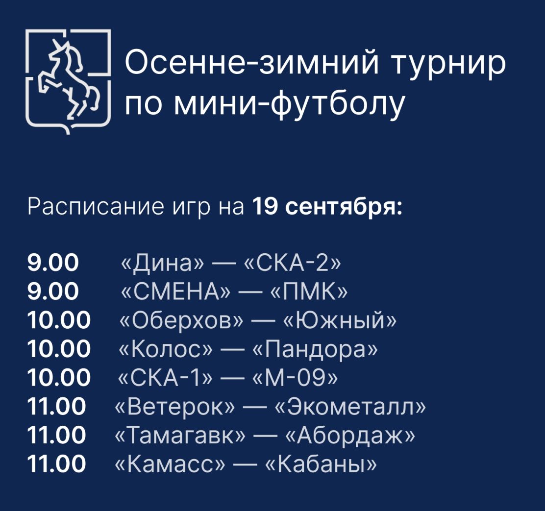 Осенне-зимний турнир в Выксе по мини-футболу продолжается