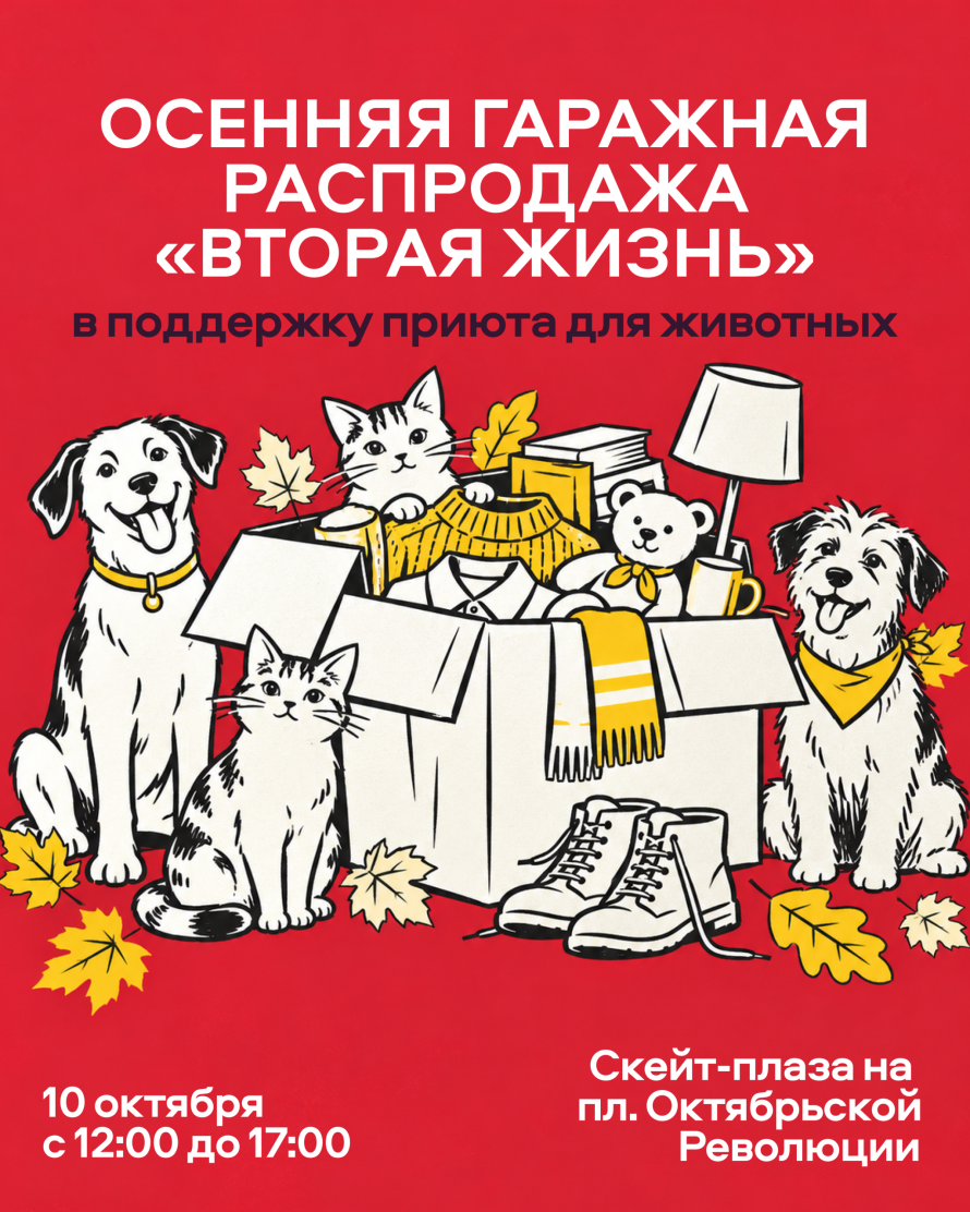 В Выксе пройдет благотворительная гаражная распродажа в поддержку приюта «Вторая жизнь»